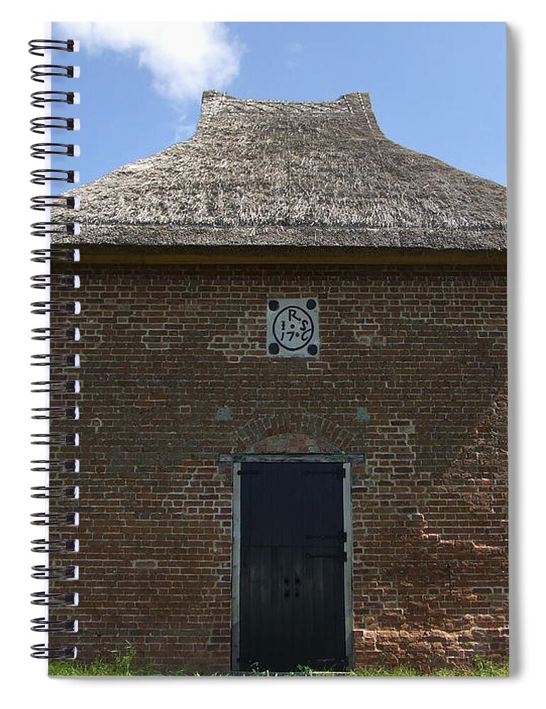 Foxton Spiral Notebook featuring the photograph Foxton Dovecote by Richard Reeve