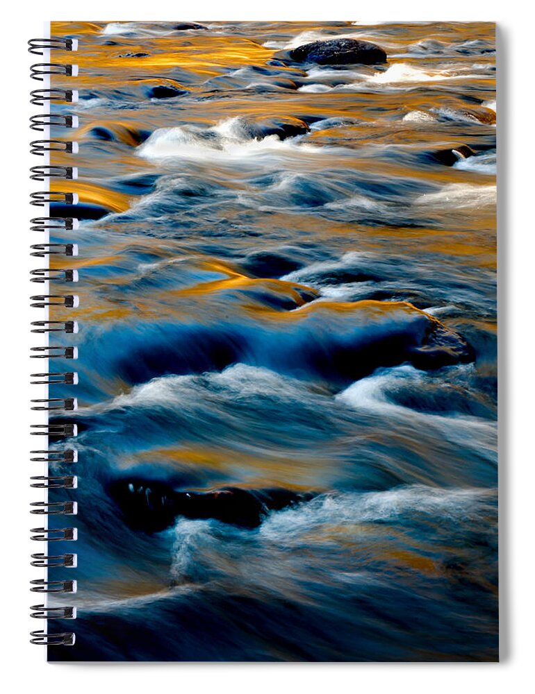 Crawford Notch Spiral Notebook featuring the photograph Fractals by Greg Fortier
