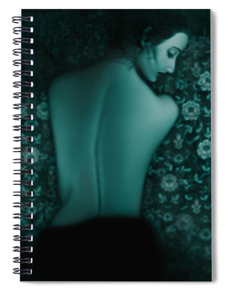 Classic Spiral Notebook featuring the photograph Fragility by Jaeda DeWalt