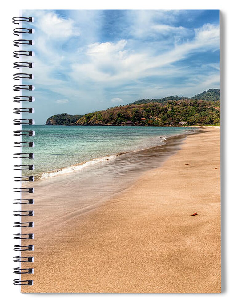 Beach Spiral Notebook featuring the photograph Free Beach by Adrian Evans