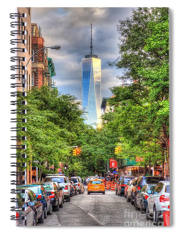 Wtc Spiral Notebook featuring the photograph Freedom Tower by Rick Kuperberg Sr