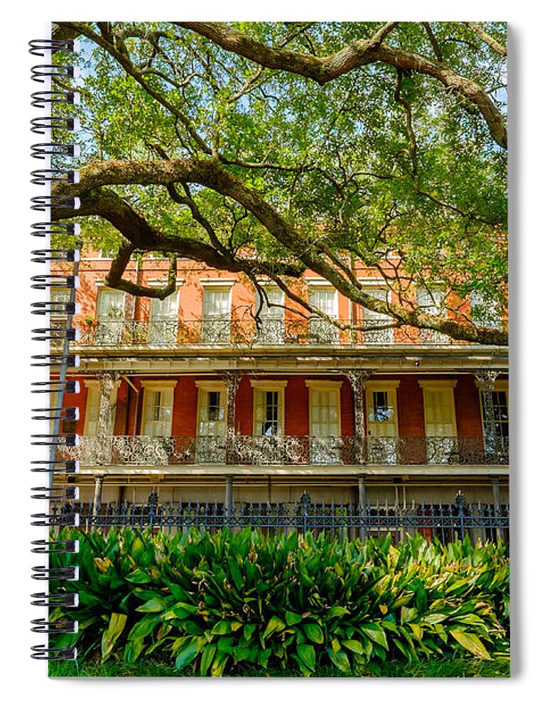 Architecture Spiral Notebook featuring the photograph French Quarter by Raul Rodriguez
