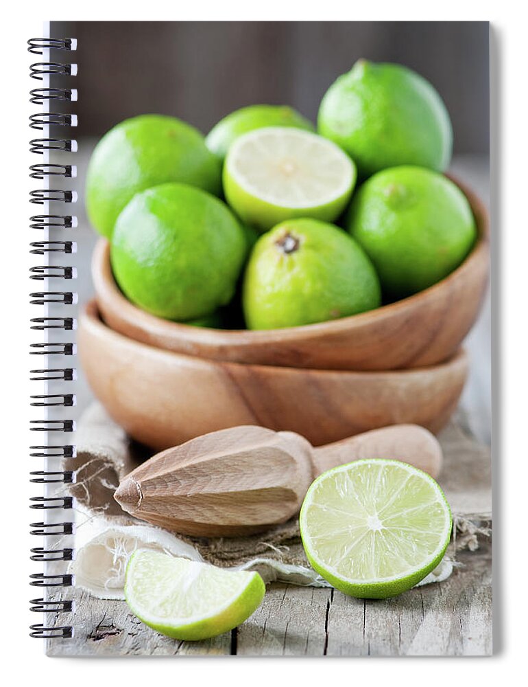 Outdoors Spiral Notebook featuring the photograph Fresh Lime by Oxana Denezhkina