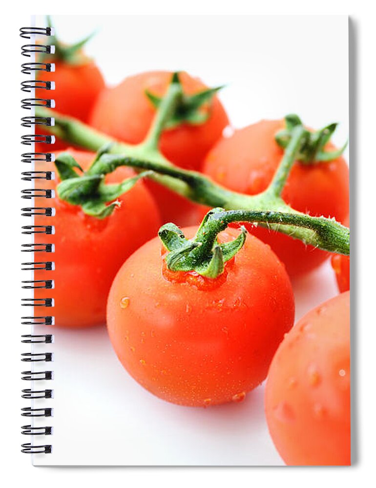Italian Culture Spiral Notebook featuring the photograph Fresh Tomatoes by Chevy Fleet