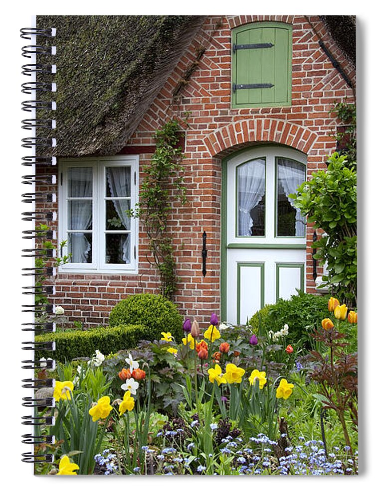 Sankt Peter-ording Spiral Notebook featuring the photograph Frisian house by Arterra Picture Library