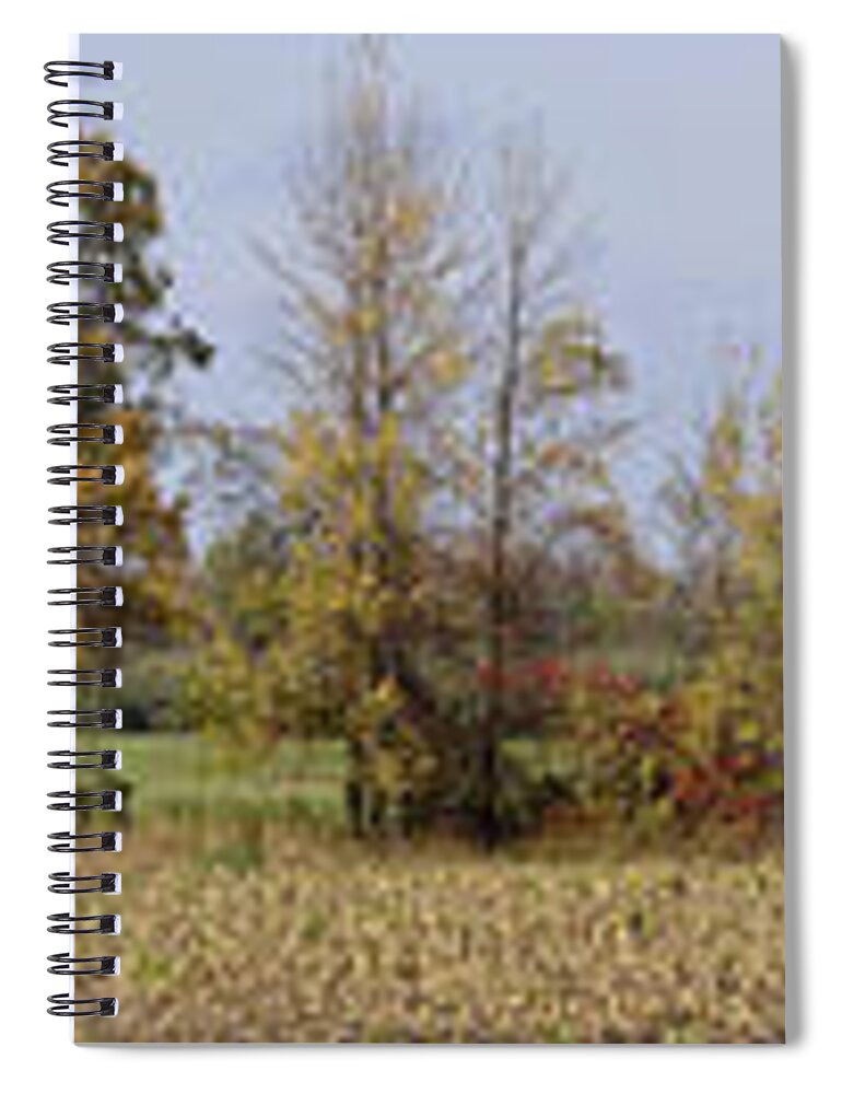Fall Spiral Notebook featuring the photograph From My Front Porch by Peter J Sucy