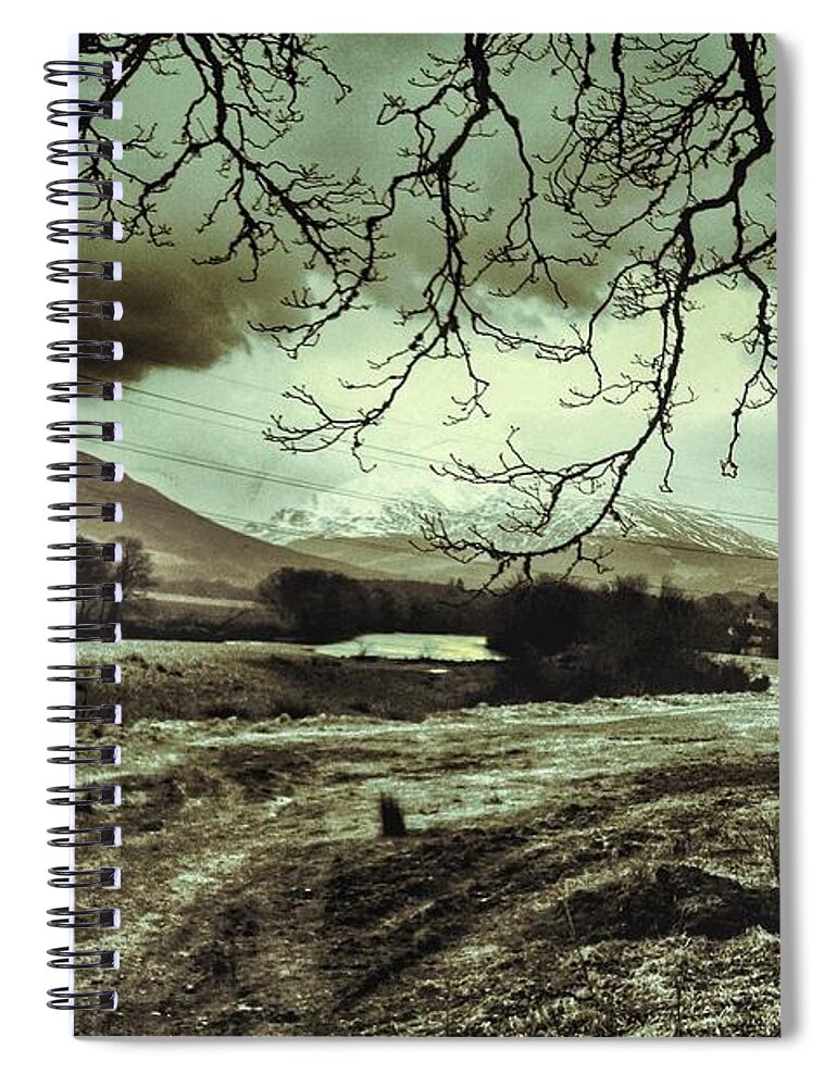 Glen'orchey Spiral Notebook featuring the photograph Frosty Morning at Glen'Orchey  by Joan-Violet Stretch