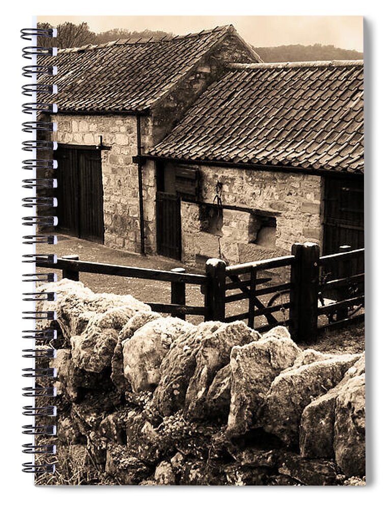 Frost Spiral Notebook featuring the photograph Frosty Outlook by John Topman