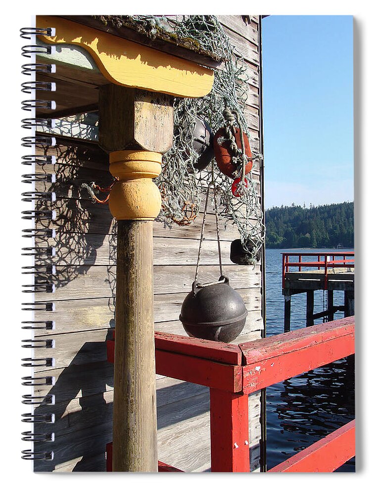 Harbor Spiral Notebook featuring the photograph Fulford Harbour by Cheryl Hoyle