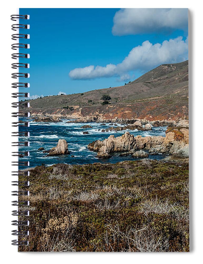 Big Sur Spiral Notebook featuring the photograph Garrapata State Park by George Buxbaum