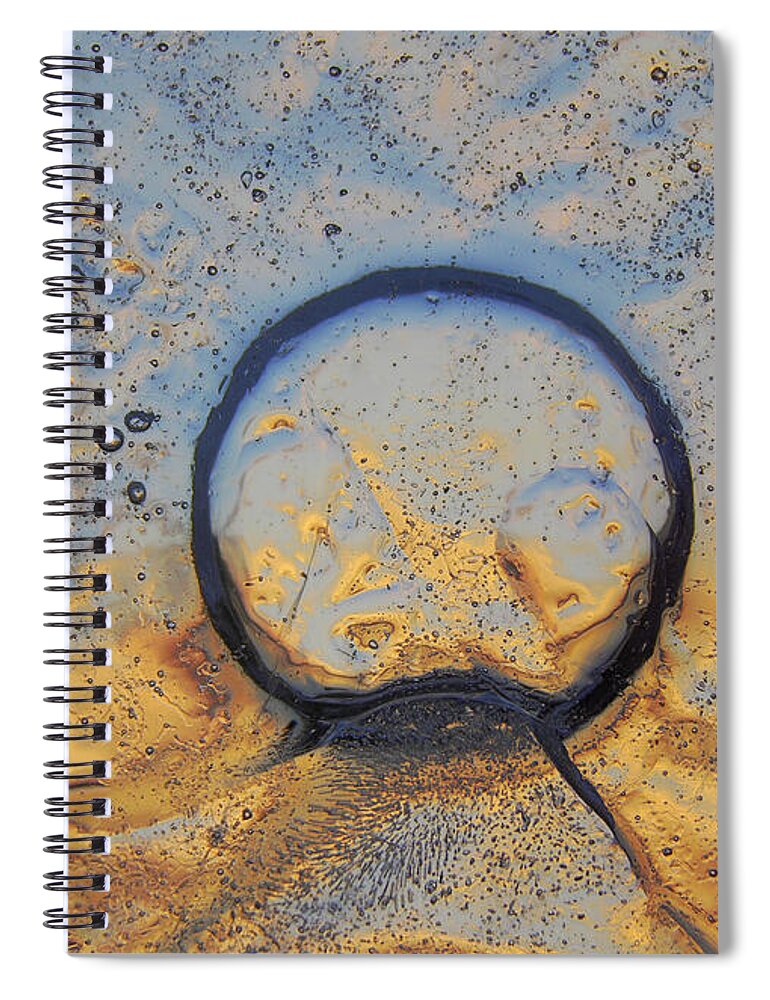 Ice Spiral Notebook featuring the photograph Gateway to Earth by Sami Tiainen