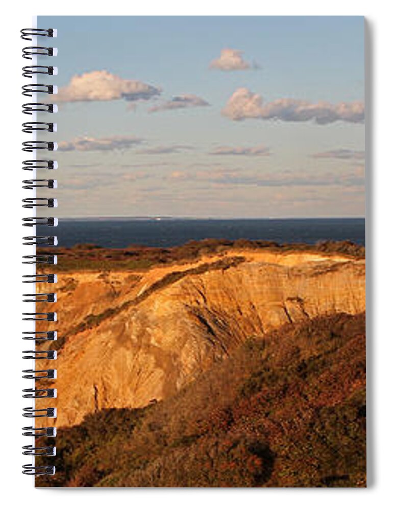 Gay Spiral Notebook featuring the photograph Gay Head Light by Juergen Roth