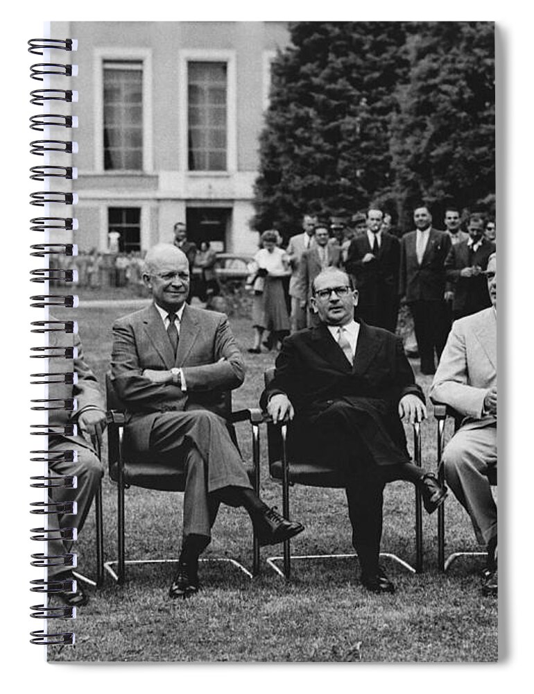 Historic Spiral Notebook featuring the photograph Geneva Summit by John P. Taylor