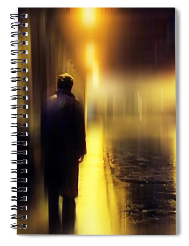Jenny Rainbow Fine Art Photography Spiral Notebook featuring the photograph Ghost of Love 1 by Jenny Rainbow
