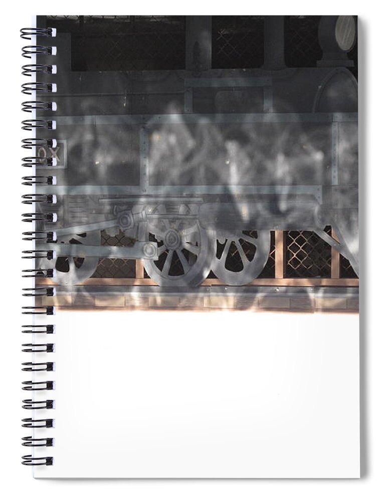 Ghost Train Spiral Notebook featuring the photograph Ghost Train by Ingrid Van Amsterdam