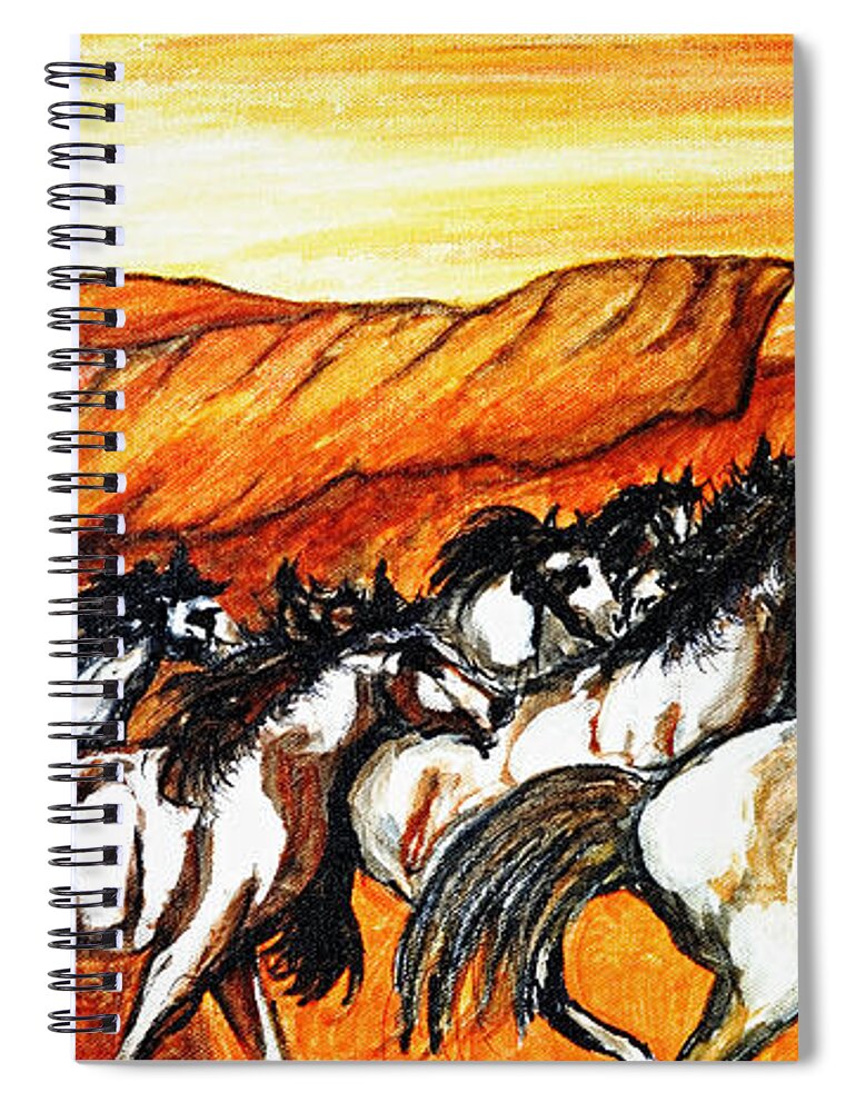 Texas Spiral Notebook featuring the photograph Gift of the Pinto #1 by Erich Grant