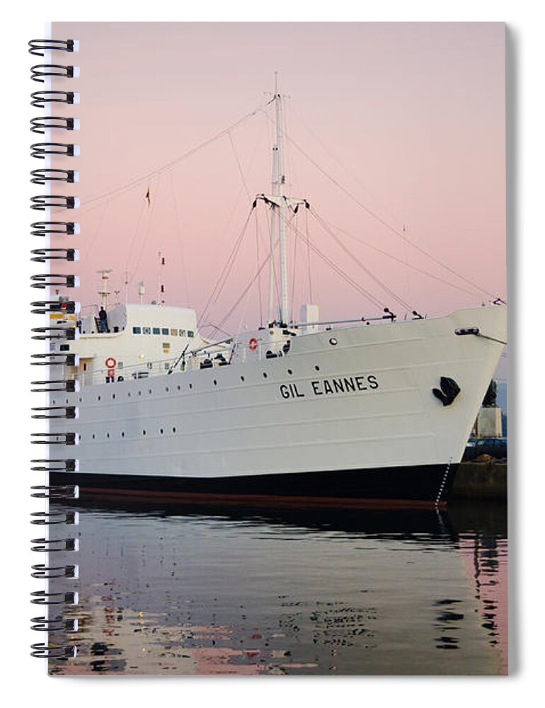 Gil Spiral Notebook featuring the photograph Gil Eannes by Pablo Lopez