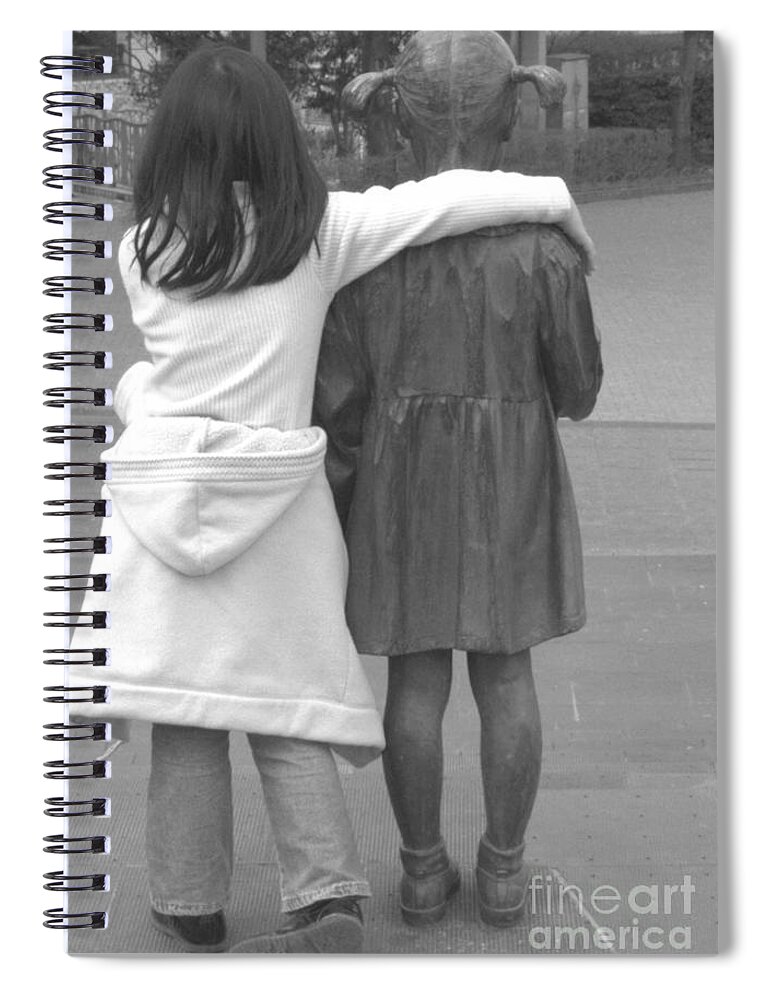 Girls Spiral Notebook featuring the photograph Girls by Andrea Anderegg