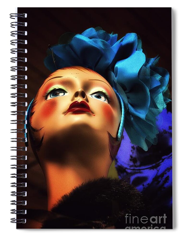 Abstract Spiral Notebook featuring the photograph Glam by Lauren Leigh Hunter Fine Art Photography