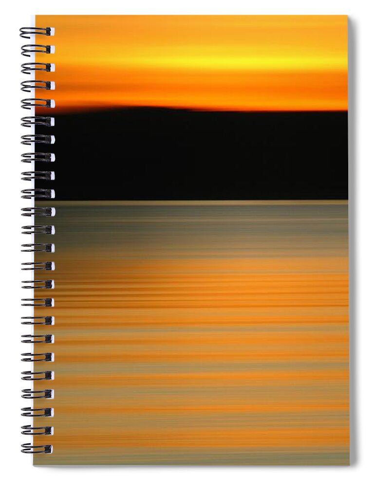 Intentional Camera Movement Spiral Notebook featuring the photograph Gloucester Brace Cove by Juergen Roth