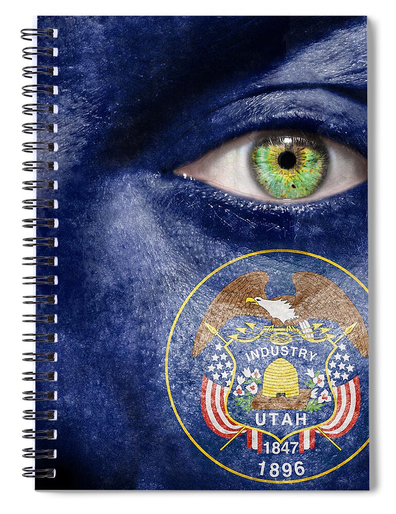 Art Spiral Notebook featuring the photograph Go Utah by Semmick Photo