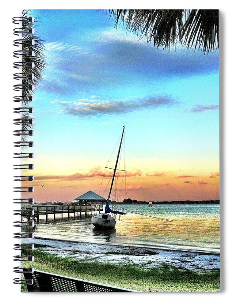 Beach Spiral Notebook featuring the photograph God's Country III by Carlos Avila