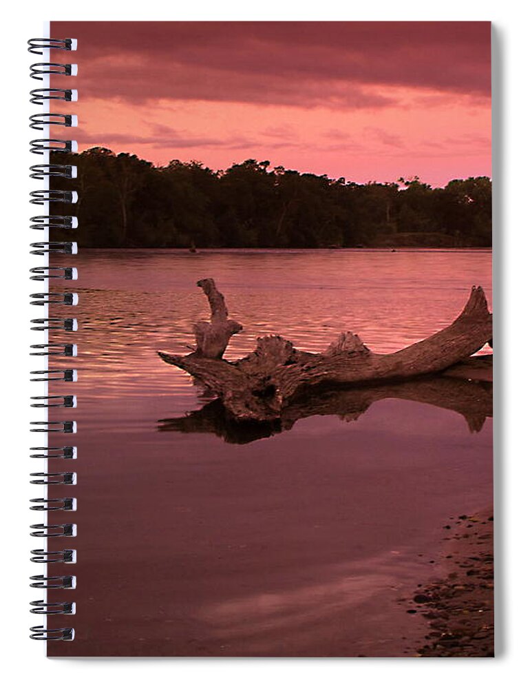 River Spiral Notebook featuring the photograph Good Morning Sacramento River by Joyce Dickens