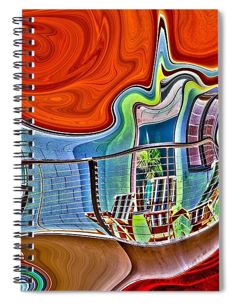 3d Spiral Notebook featuring the photograph Gossip Session by Nick David