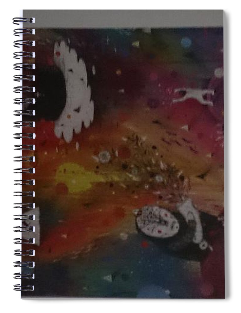 Graffiti Spiral Notebook featuring the photograph Graffiti 5 by Moshe Harboun