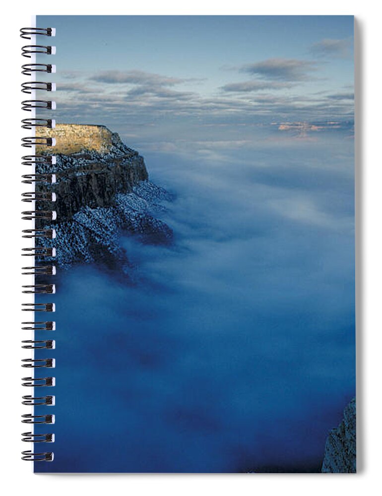 Clouds Spiral Notebook featuring the photograph Grand Canyon National Park by George Ranalli