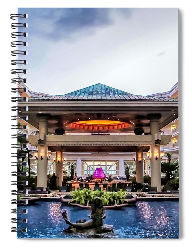 Hotel Spiral Notebook featuring the photograph Grand Wailea 74 by Dawn Eshelman