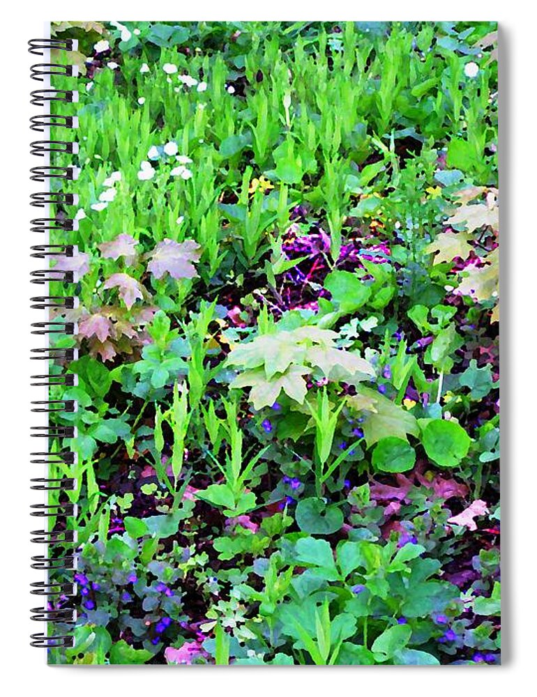 Grass Spiral Notebook featuring the photograph Grass Kingdom by Oleg Zavarzin