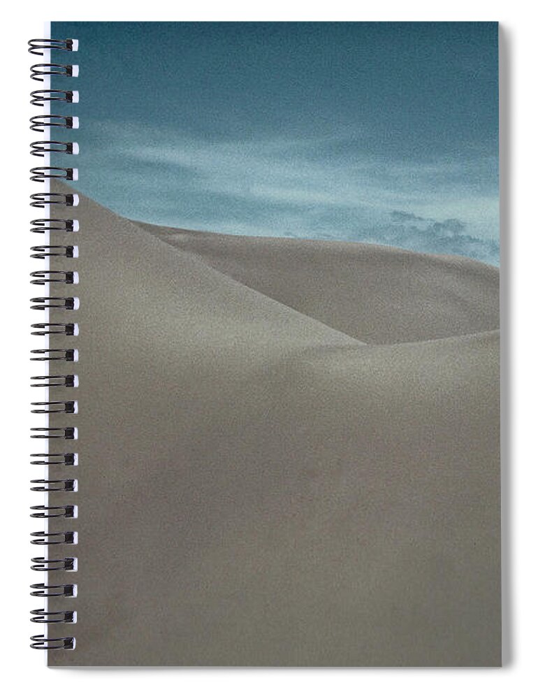 Sand Spiral Notebook featuring the photograph Great Sand Dunes by Don Schwartz