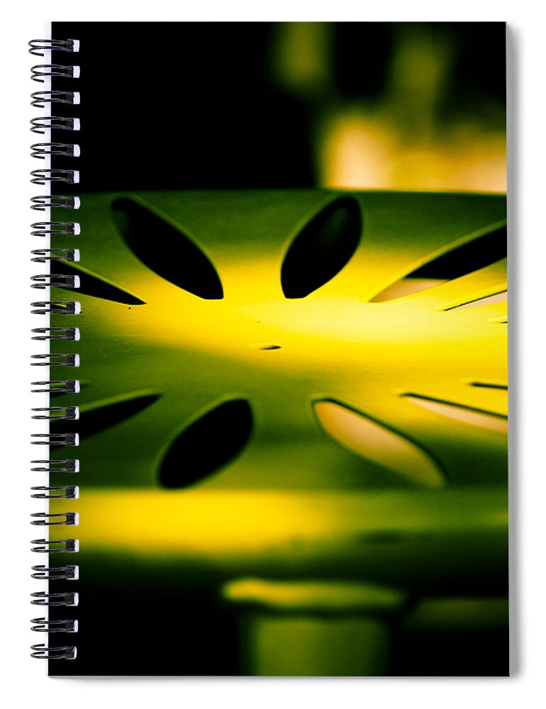 Cheesehead Spiral Notebook featuring the photograph Green and Gold by Christi Kraft