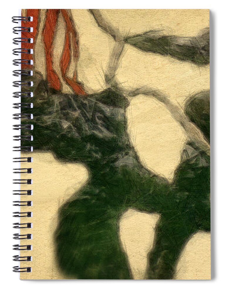 America Spiral Notebook featuring the photograph Gridlock by Michelle Calkins