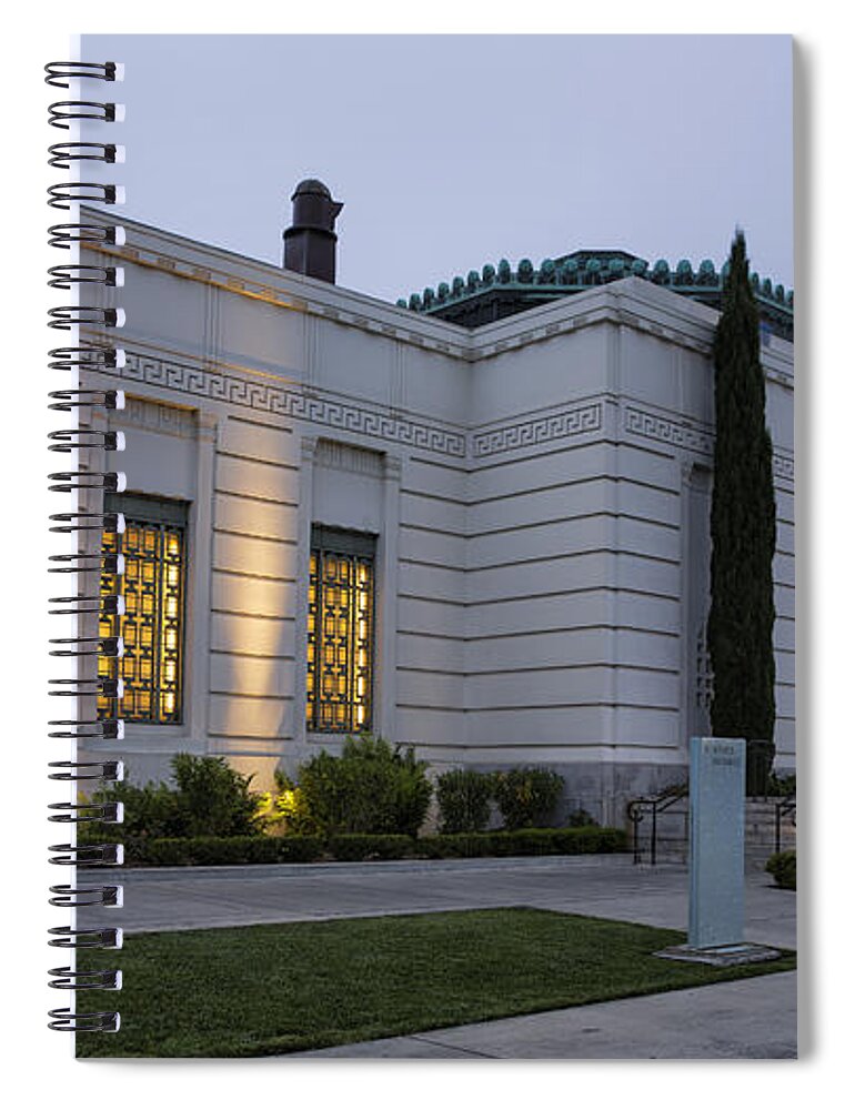 Griffith Park Observatory Spiral Notebook featuring the photograph Griffith Park Observatory No. 2 by Belinda Greb