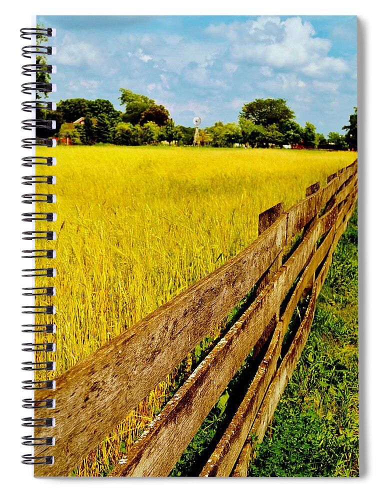  Spiral Notebook featuring the photograph Growing History by Daniel Thompson