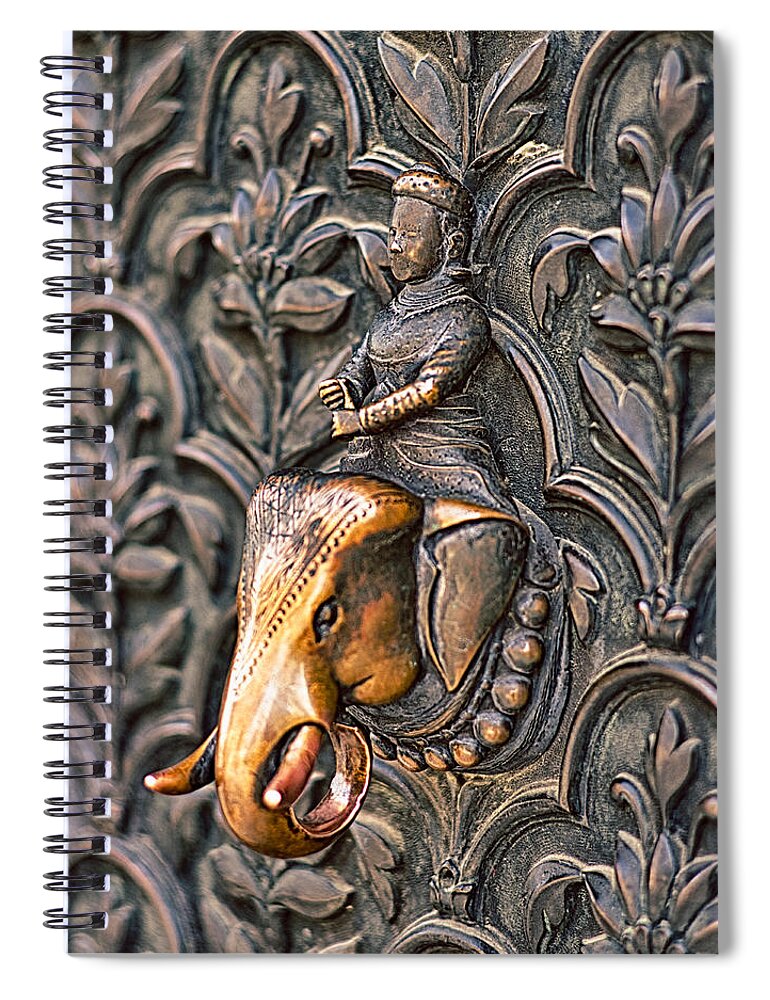 India Spiral Notebook featuring the photograph Guardian by Scott Wyatt