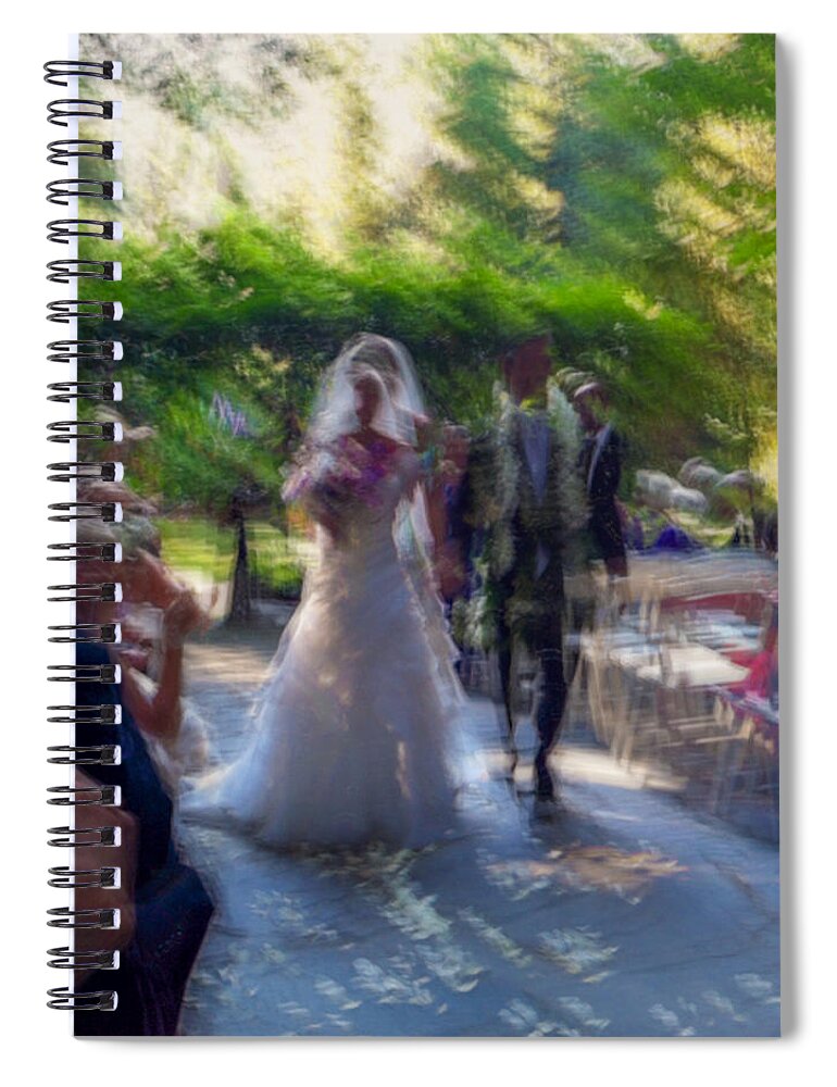 Impressionist Spiral Notebook featuring the photograph Happily Ever After by Alex Lapidus