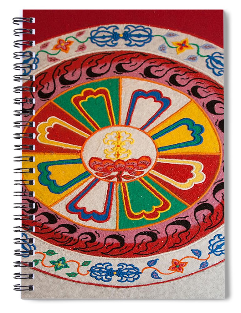 New England Spiral Notebook featuring the photograph Happiness and inner peace by Jeff Folger