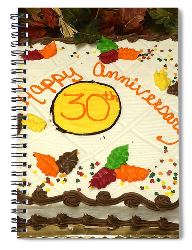 30 Spiral Notebook featuring the photograph Happy 30th Anniversary by Chris W Photography AKA Christian Wilson