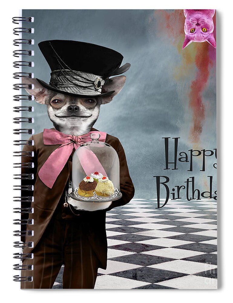 Animal Spiral Notebook featuring the photograph Happy Birthday by Juli Scalzi