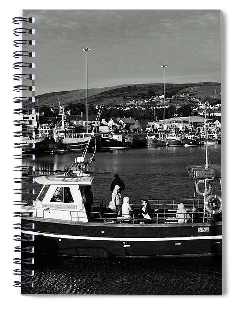 Ireland Spiral Notebook featuring the photograph Harbour Bound by Aidan Moran