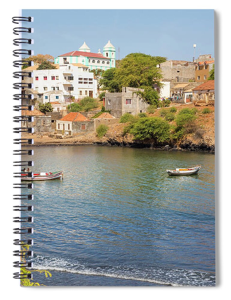 Tranquility Spiral Notebook featuring the photograph Harbour, Calheta De Sao Miguel by Peter Adams