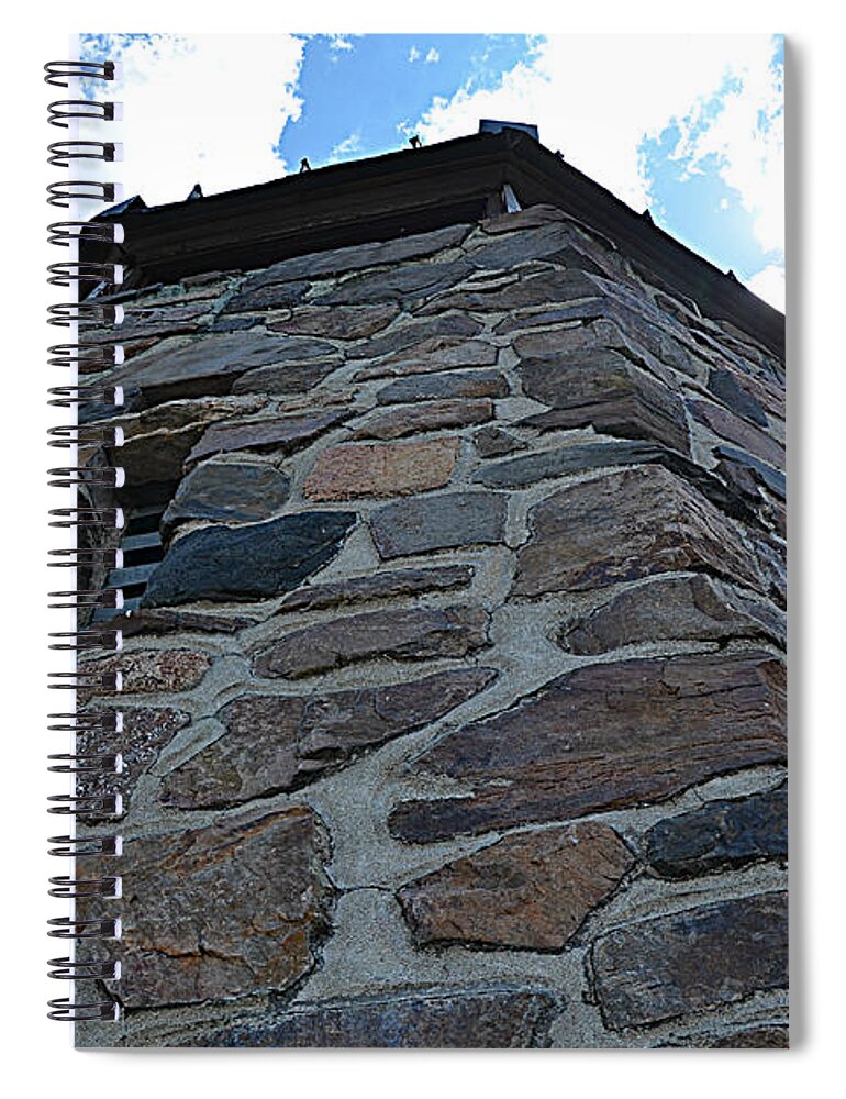 Dakota Spiral Notebook featuring the photograph Harney Peak Lookout by Greni Graph