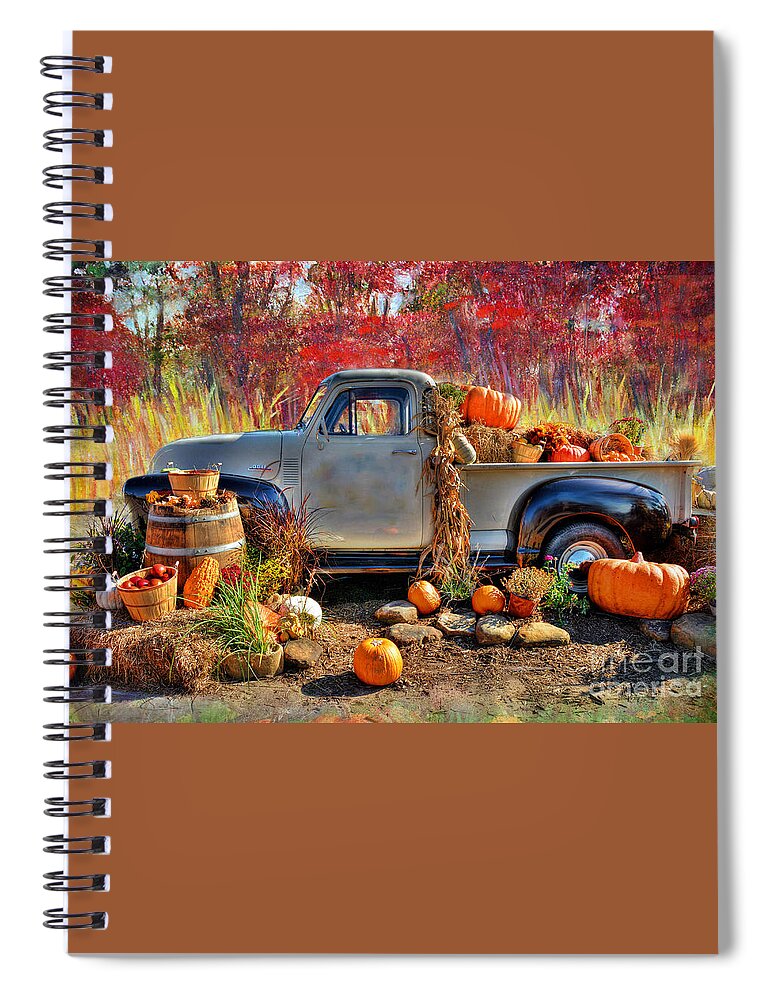 Harvest Spiral Notebook featuring the photograph Harvest by Savannah Gibbs