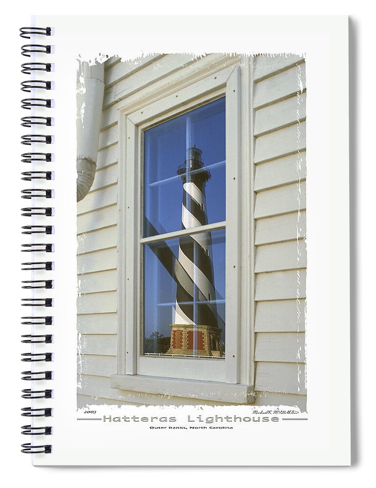 Cape Hatteras Lighthouse Spiral Notebook featuring the photograph Hatteras Lighthouse S P by Mike McGlothlen