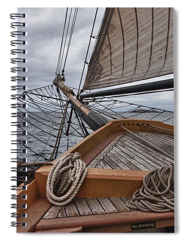 Salem Spiral Notebook featuring the photograph Heading out by Jeff Folger
