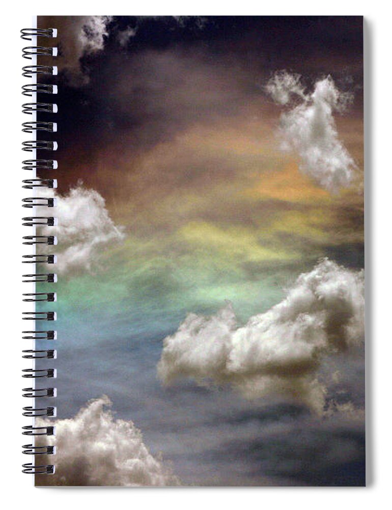 Heaven Spiral Notebook featuring the photograph Heaven's Gate by Mitch Shindelbower