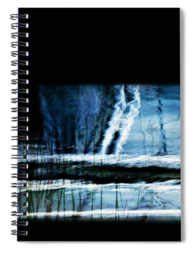 Boat Spiral Notebook featuring the photograph Her Watery Grave by Theresa Tahara